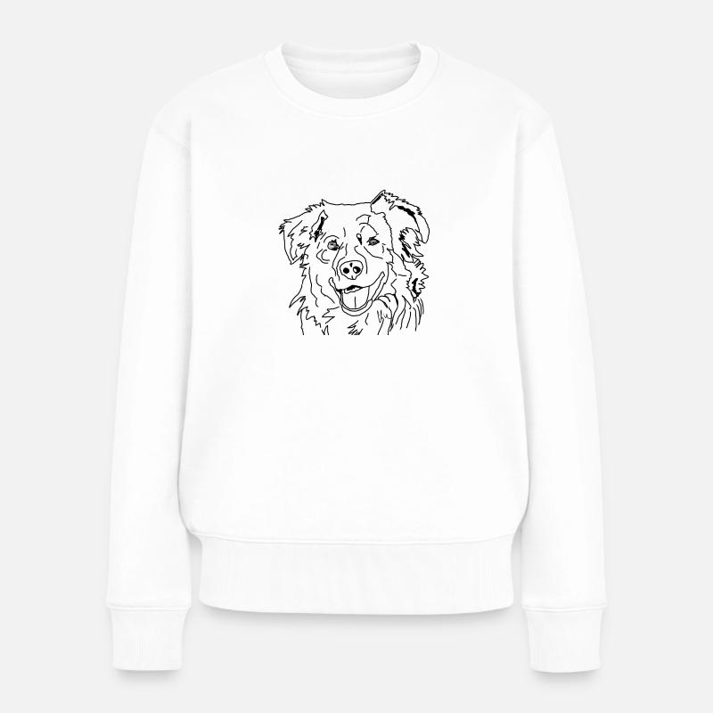 Australian Shepherd - Frauen Premium Bio Pullover - Weiß