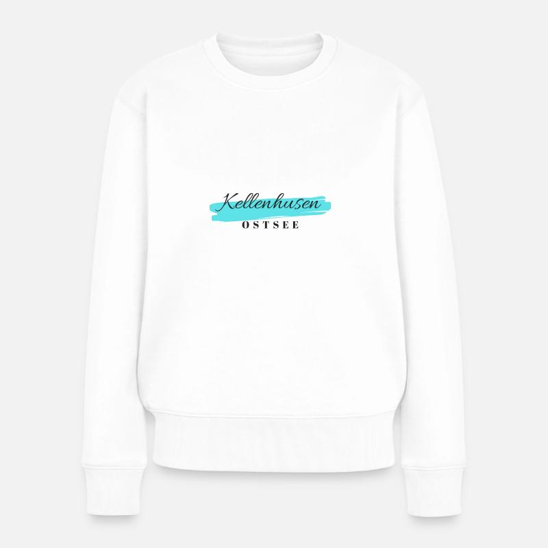 Kellenhusen - Frauen Premium Bio Pullover - Weiß