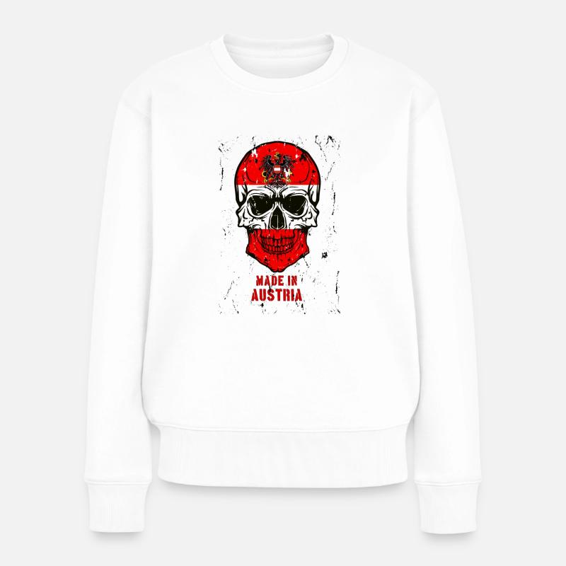 Made in Austria Hell coole-shirts ch/at - Pull Premium bio Femme - blanc