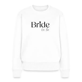 La future mariée - Pull Premium bio Femme - blanc - Devant - Julia (174cm)