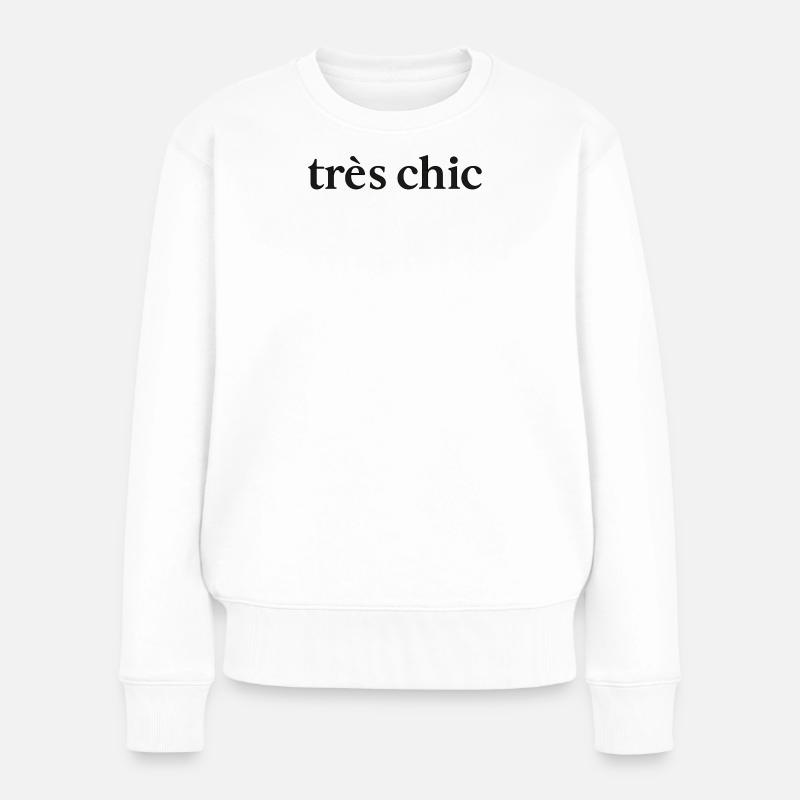 Très chic. Empreinte - Pull Premium bio Femme - blanc