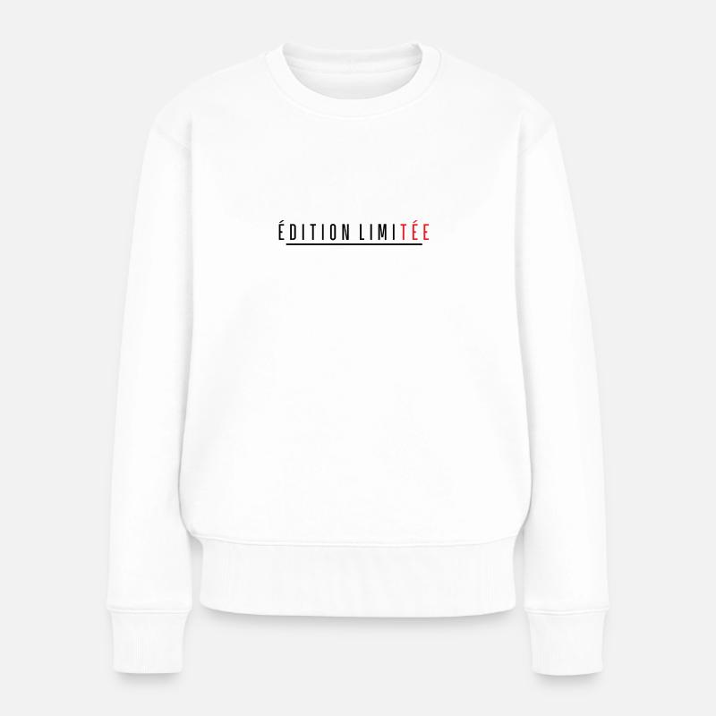 Édition Limitée - Pull Premium bio Femme - blanc