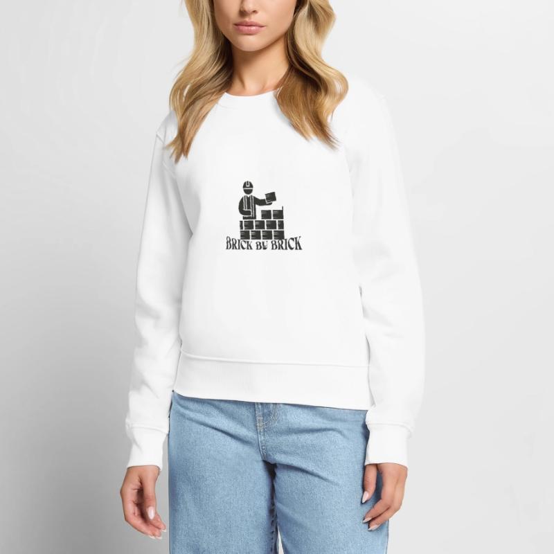 Brick by Brick - Meme Spruch Frauen Premium Bio Pullover