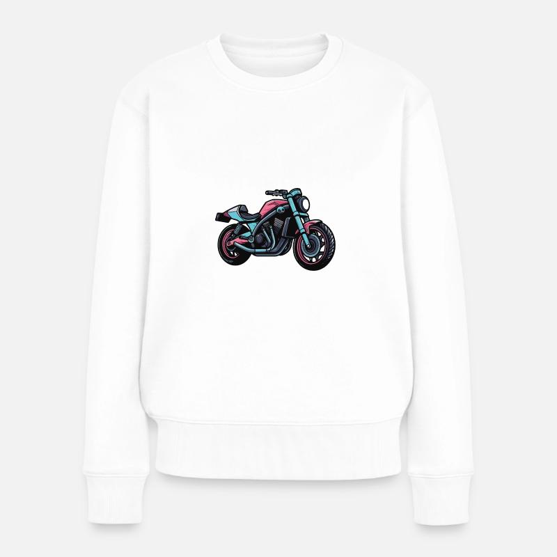 Motard - Pull Premium bio Femme - blanc