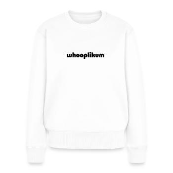 whooplikum 2 - Frauen Premium Bio Pullover - Weiß - Vorne - Julia (174cm)