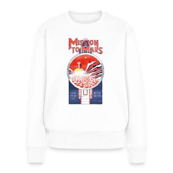 Mission vers Mars - Pull Premium bio Femme - blanc - Devant - Julia (174cm)