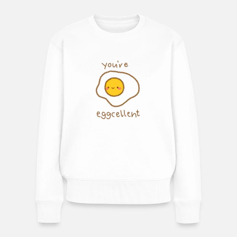 sei eccellente - Maglione ecologico premium da donna - bianco