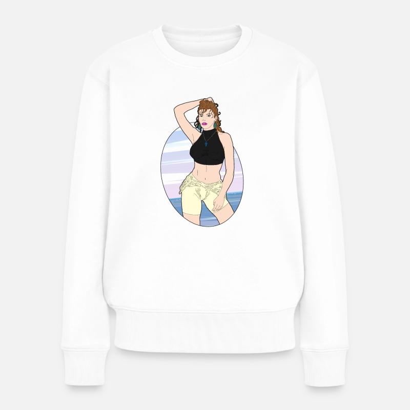 Journées d’été - Pull Premium bio Femme - blanc