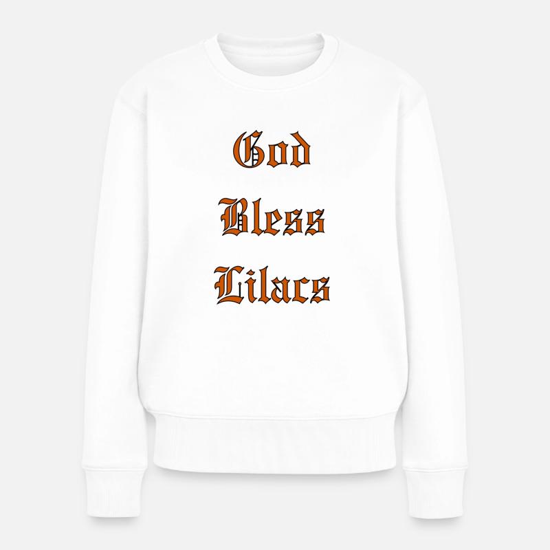 Dieu bénisLilas - Pull Premium bio Femme - blanc