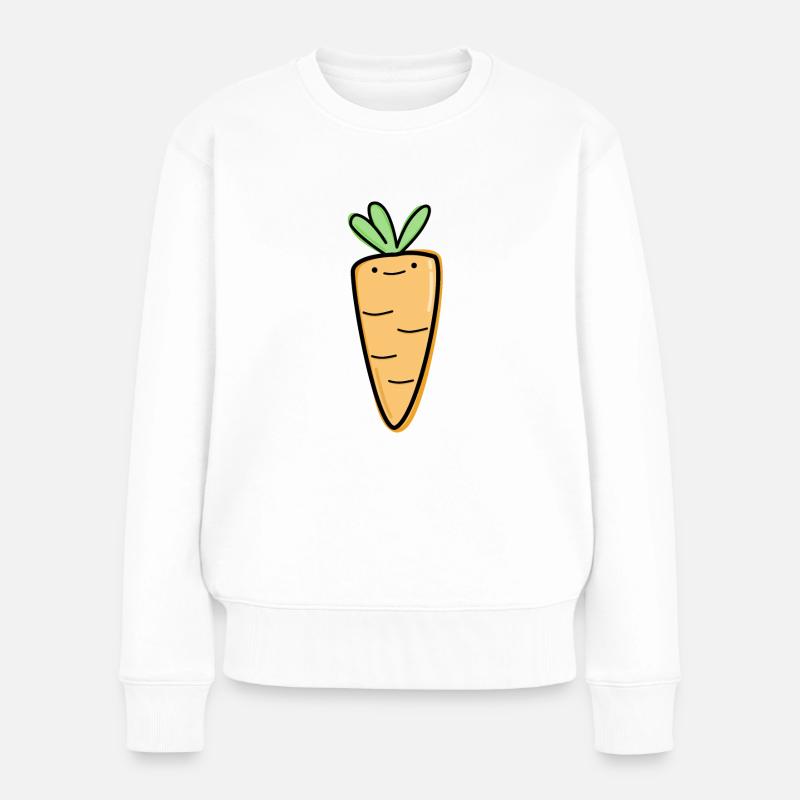 Root - Women's Premium Organic Jumper - white