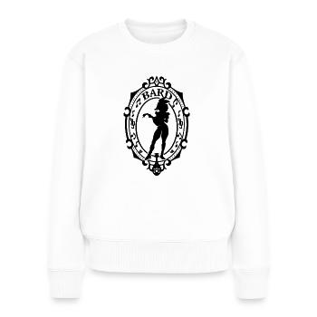 Bard Girl - Women's Premium Organic Jumper - white - Front - Julia (174cm)