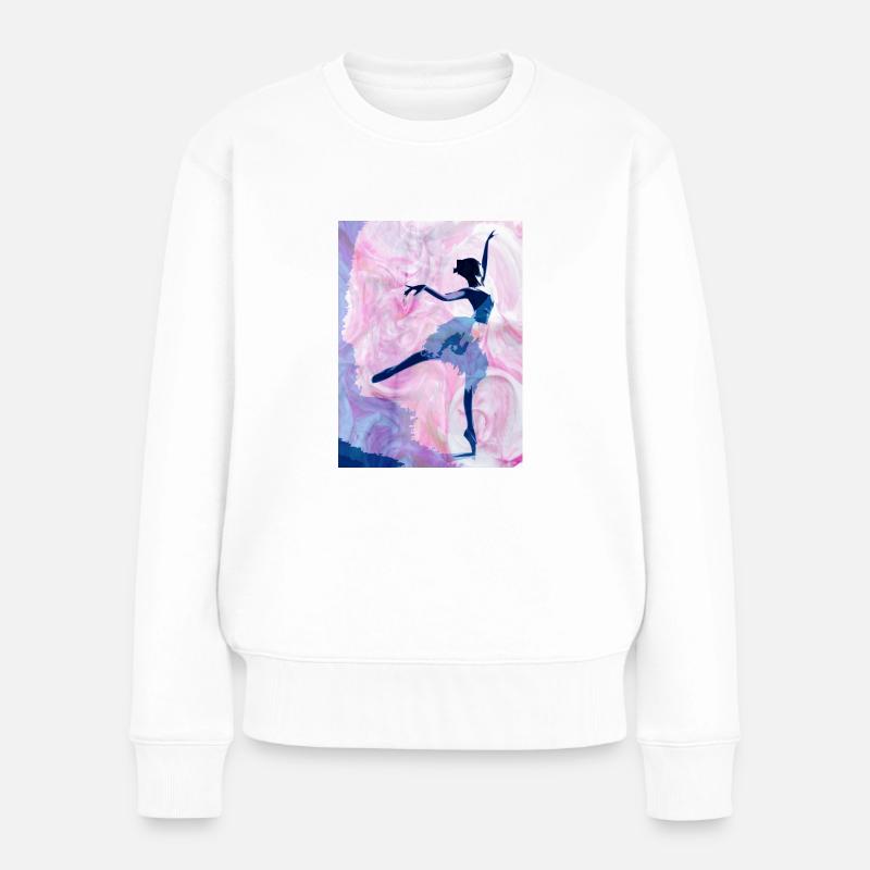 ballerine - Pull Premium bio Femme - blanc