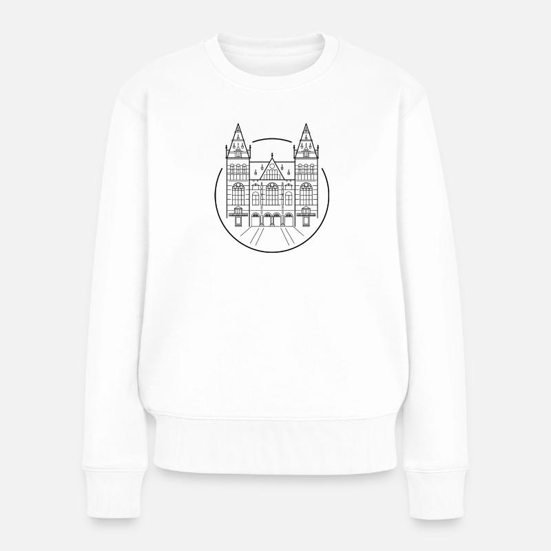 Rijksmuseum - Pull Premium bio Femme - blanc