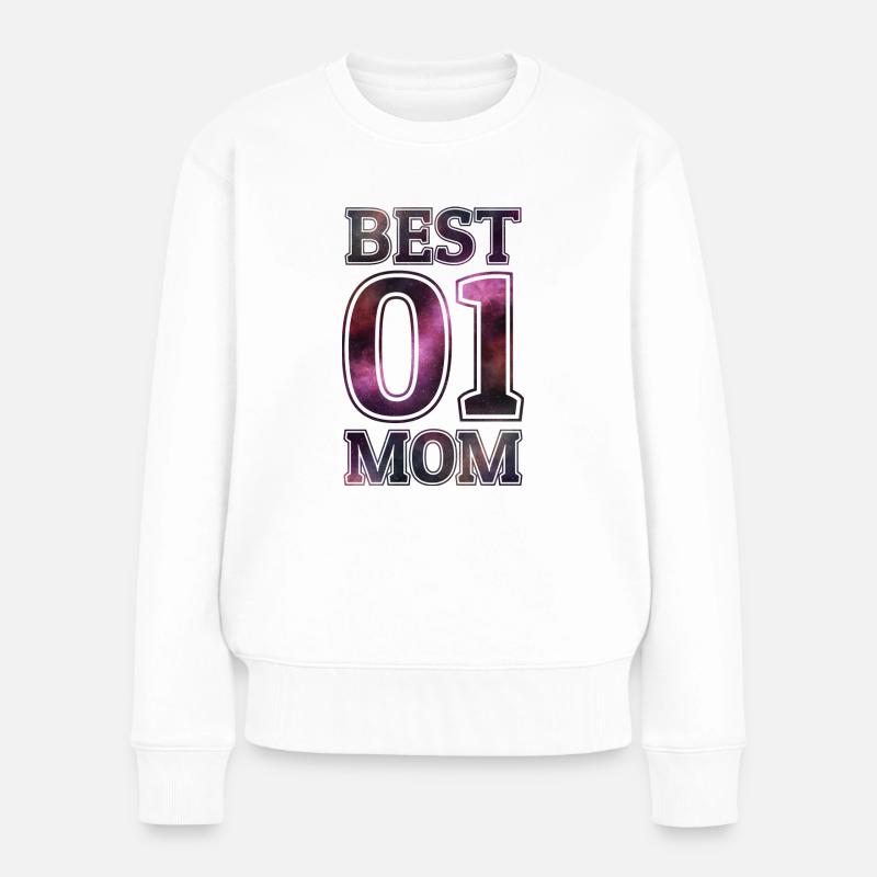 best mom - Frauen Premium Bio Pullover - Weiß