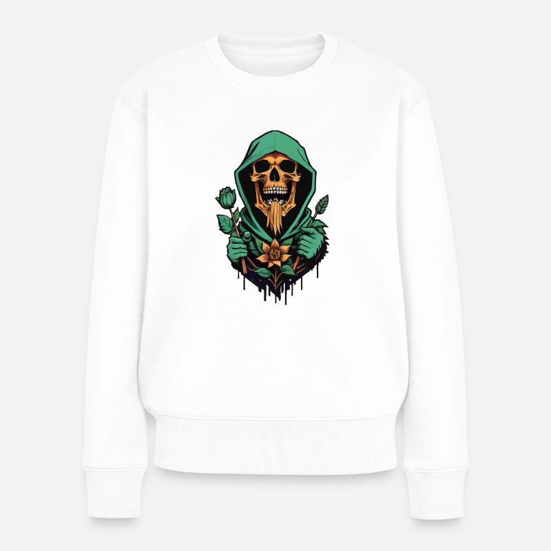La mort dans le quartier - Pull Premium bio Femme - blanc