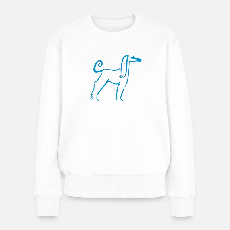 Afghane - Frauen Premium Bio Pullover - Weiß