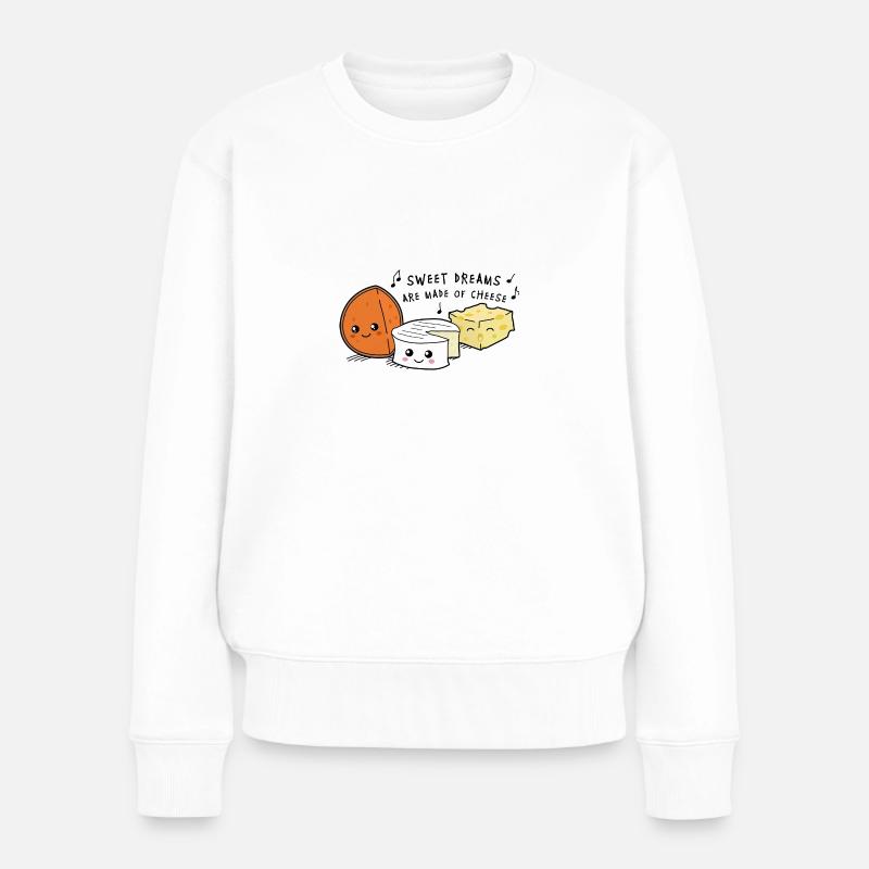Fromage sweet dreams - Pull Premium bio Femme - blanc
