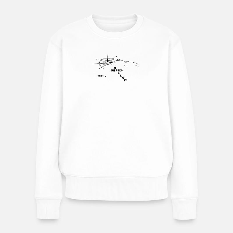 Grand Ballon Elsass - Frauen Premium Bio Pullover - Weiß