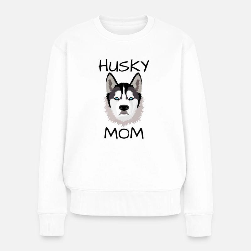 Husky maman - Pull Premium bio Femme - blanc