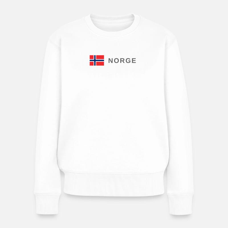 Norvège - Pull Premium bio Femme - blanc