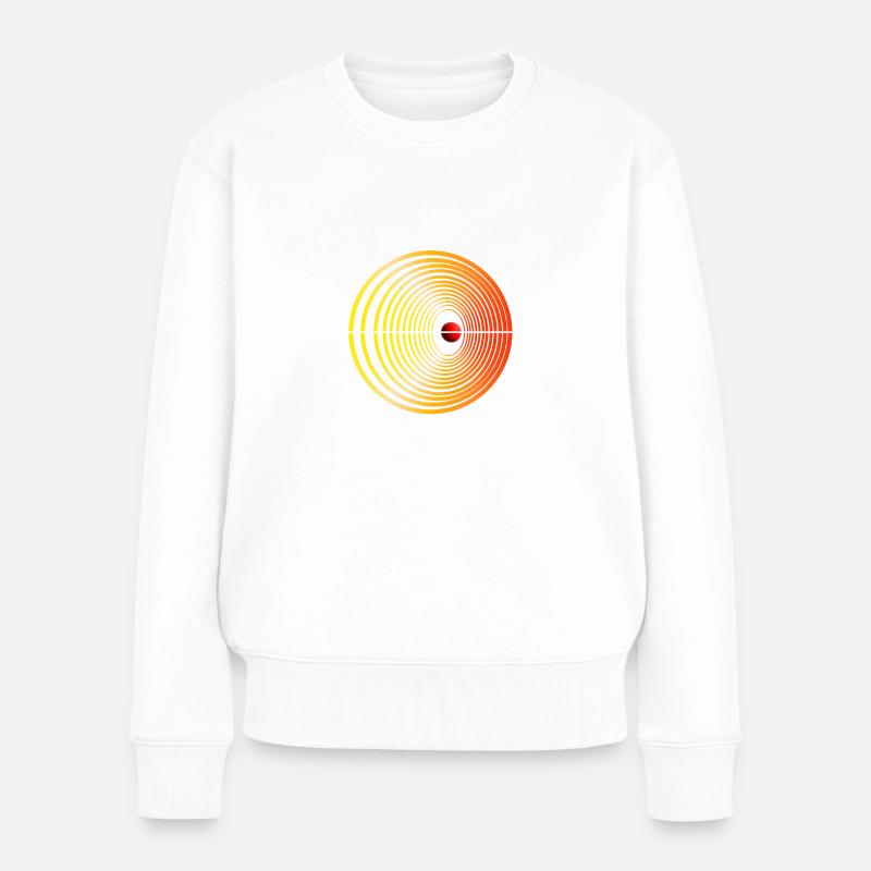 Dopplereffekt Illustration Physik - Frauen Premium Bio Pullover - Weiß