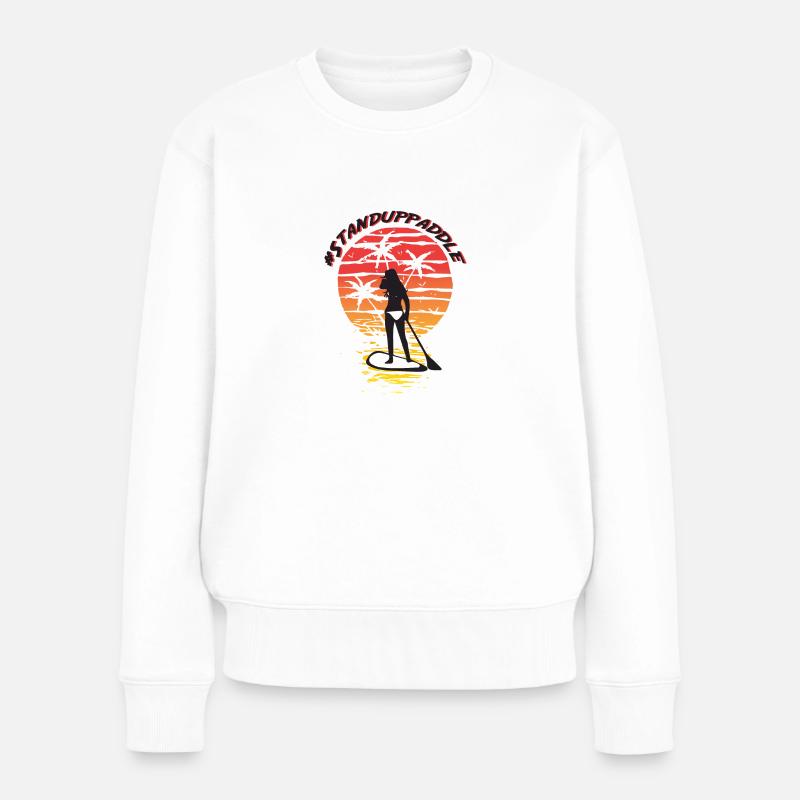 SOUPER - Pull Premium bio Femme - blanc
