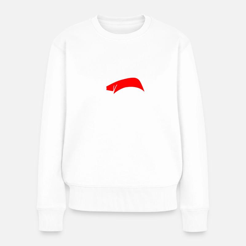 Bonnet de Noël moche - Pull Premium bio Femme - blanc