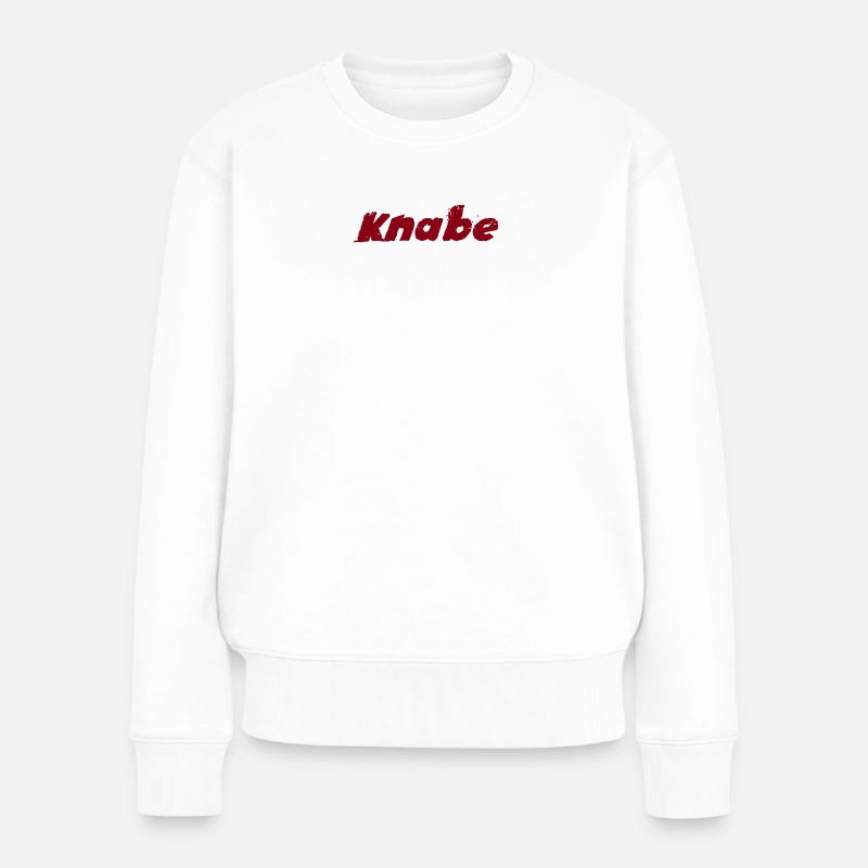 garçon - Pull Premium bio Femme - blanc