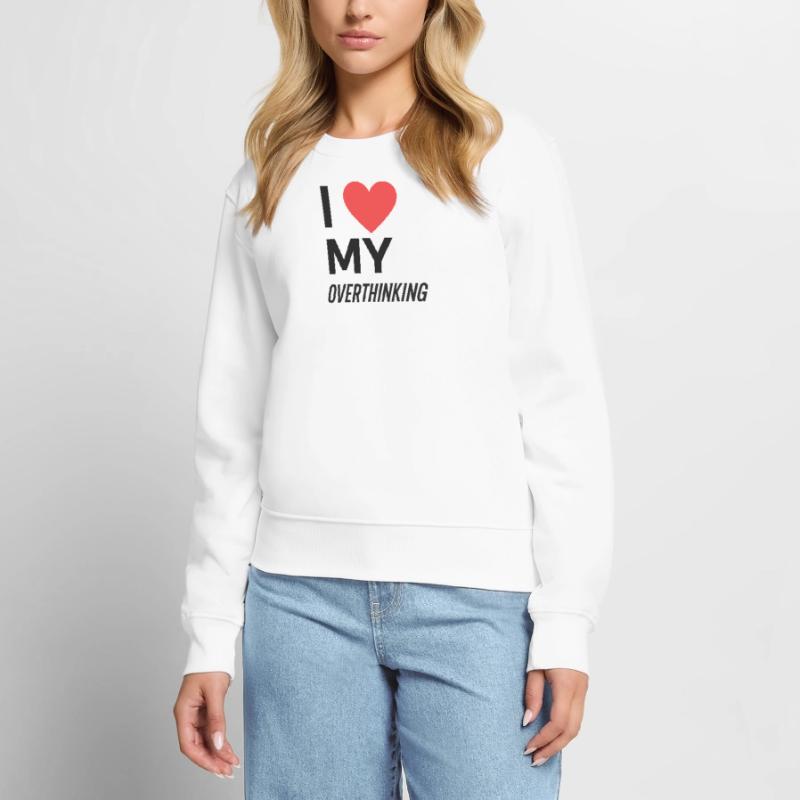 J’adore trop réfléchir Pull Premium bio Femme