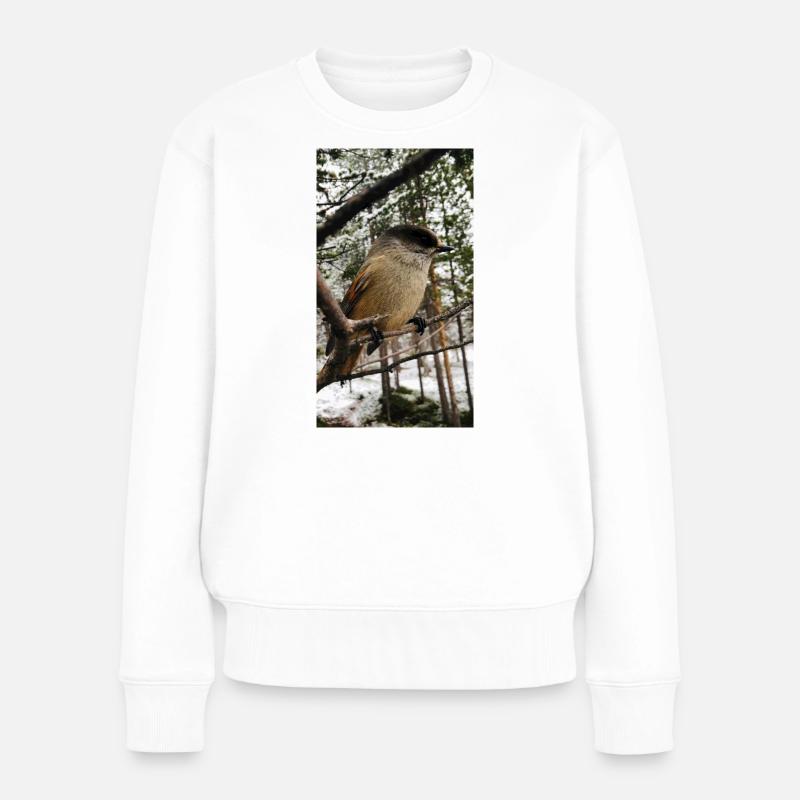 Jay - Women's Premium Organic Jumper - white