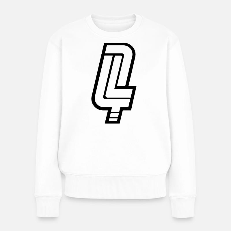 4LEBEN - Frauen Premium Bio Pullover - Weiß