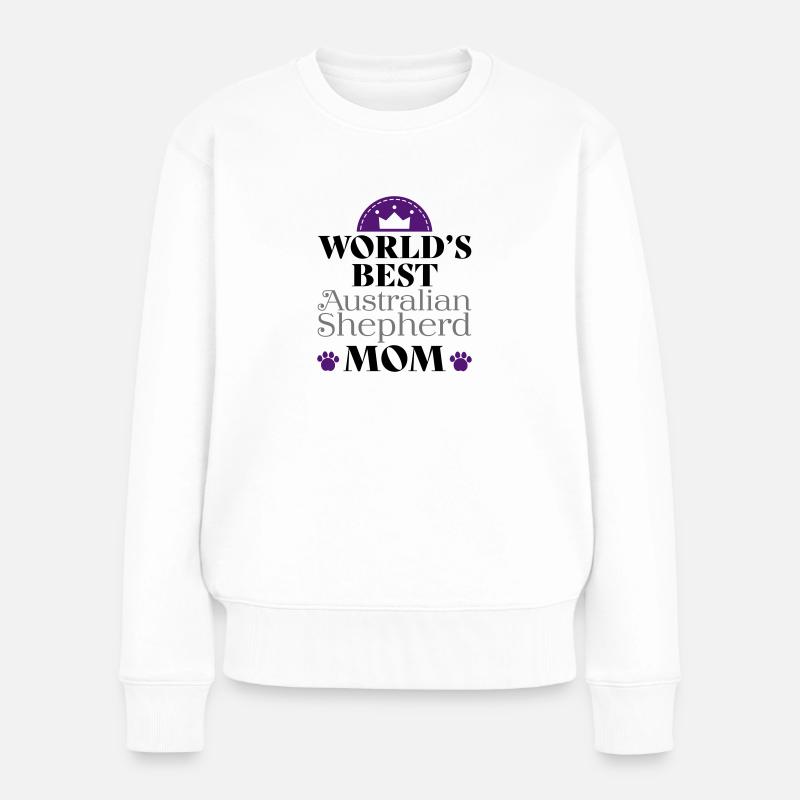 Australian Shepherd - Frauen Premium Bio Pullover - Weiß