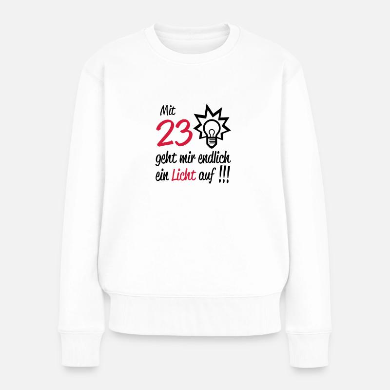 geburtstag_23 - Pull Premium bio Femme - blanc