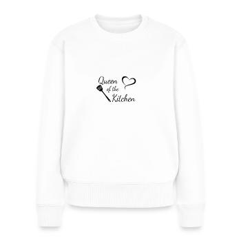 Queen of the Kitchen - Women's Premium Organic Jumper - white - Front - Julia (174cm)