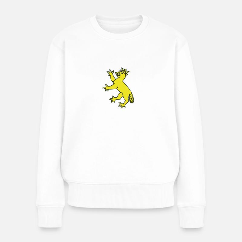 Biberacher Wappen - Frauen Premium Bio Pullover - Weiß