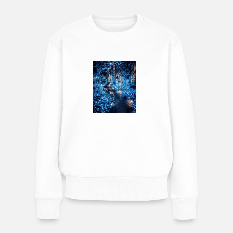 Entrez dans la forêt - Pull Premium bio Femme - blanc