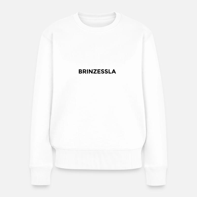 Brinzessla - montserrat - Frauen Premium Bio Pullover - Weiß