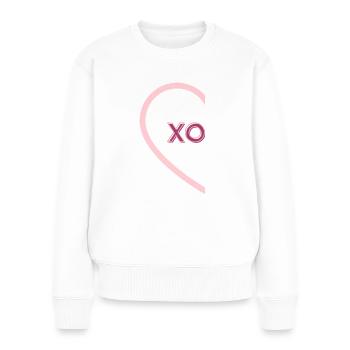 Best Friends Partner Look Idée cadeau Anniversaire - Pull Premium bio Femme - blanc - Devant - Julia (174cm)
