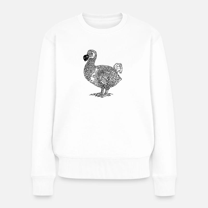 Dodo - Women's Premium Organic Jumper - white