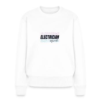 Circuits de tension Electro Worker Escouade - Pull Premium bio Femme - blanc - Devant - Julia (174cm)