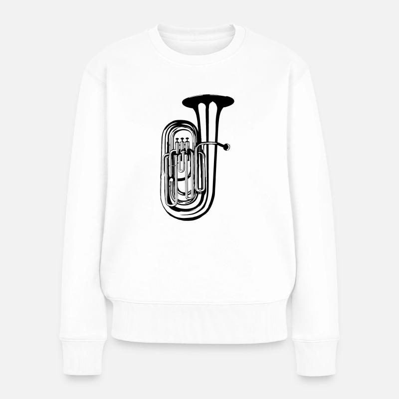 Tuba - Pull Premium bio Femme - blanc