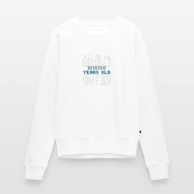84th Birthday 84 years old Binary Code Computer Science Women's Premium Organic Jumper