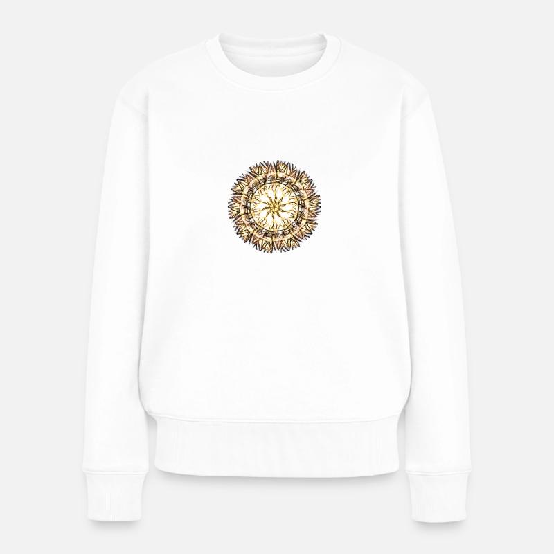 Mandala - Women's Premium Organic Jumper - white