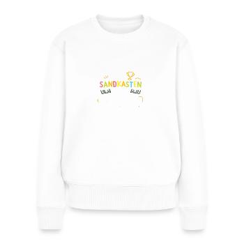 Kita Abgänger Schulhof-Champion Erstklässler Kiga - Frauen Premium Bio Pullover - Weiß - Vorne - Julia (174cm)