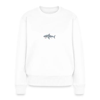 Oma Hai Doo Beste Großmutter Liebe Familie - Frauen Premium Bio Pullover - Weiß - Vorne - Julia (174cm)