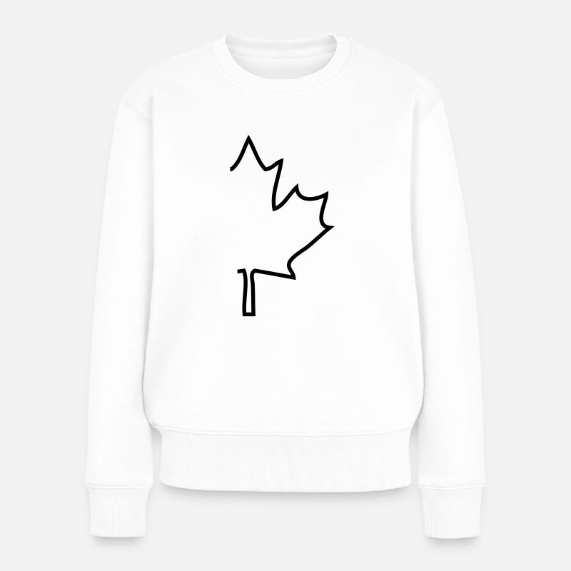 canada - Women's Premium Organic Jumper - white