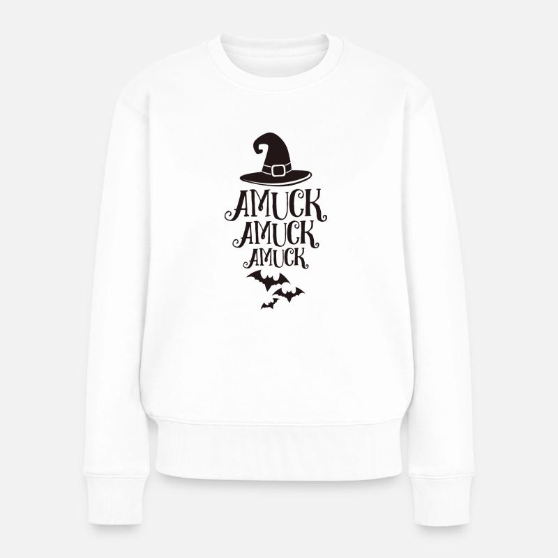 Amuck, Amuck, Amuck ! - Pull Premium bio Femme - blanc