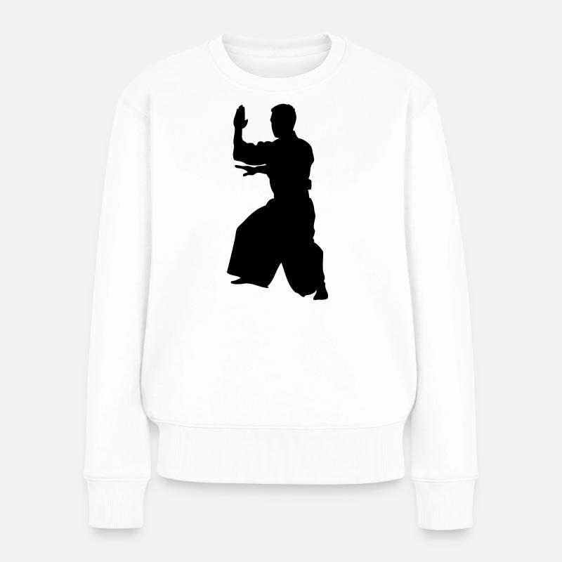 Aikido  - Pull Premium bio Femme - blanc