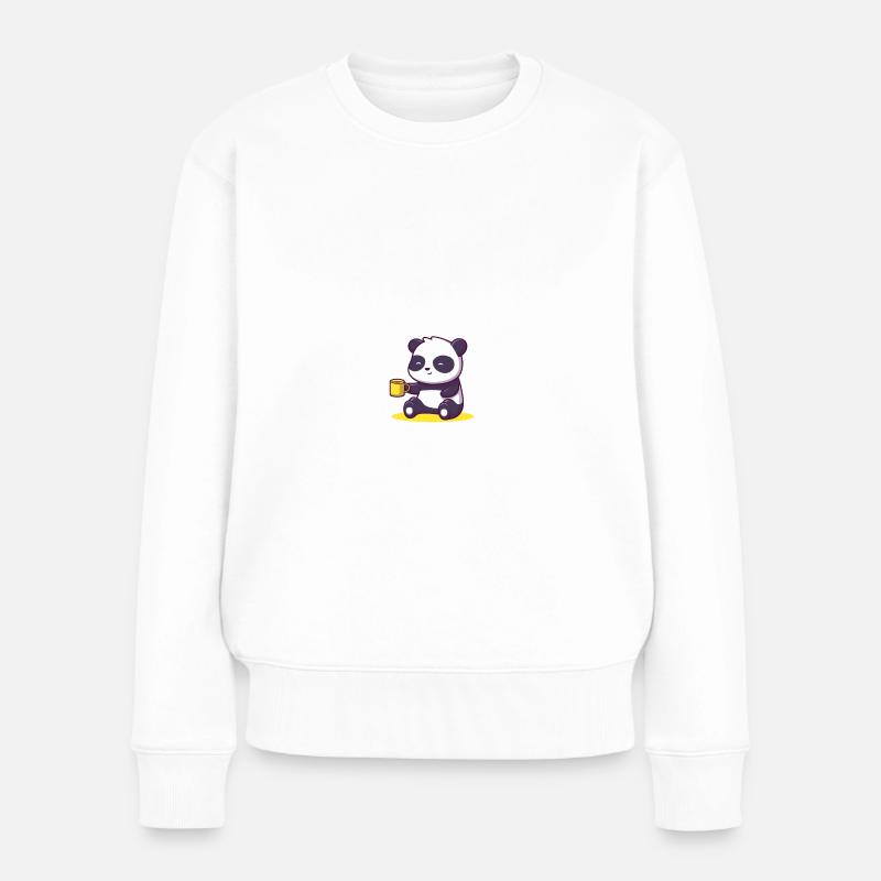 Bitte gehen Sie introvertierte Sprüche antisoziale - Frauen Premium Bio Pullover - Weiß
