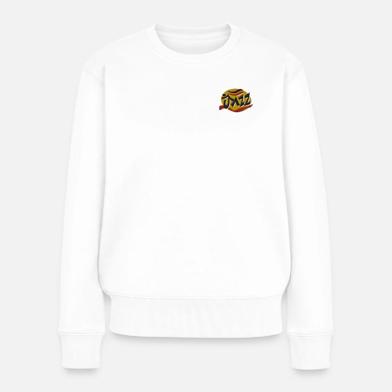 Jazz - Frauen Premium Bio Pullover - Weiß